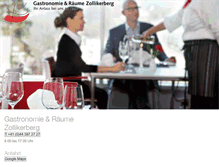 Tablet Screenshot of gastro-zollikerberg.ch